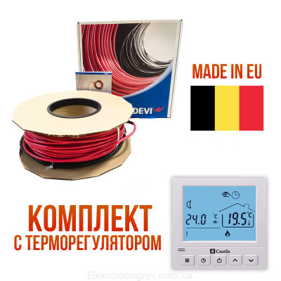 Тепла підлога DEVIflex 18T Набіль, що гріє 1005 Вт, 54м (5,5м2)