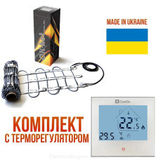 Электрический теплый пол на мате под плитку Одескабель OK-hot 1185 Вт, 7.0м2