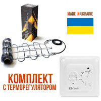 Електрична тепла підлога на маті під плитку Одескабель OK-hot 100 Вт, 0.6м2
