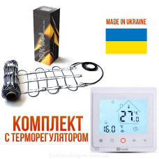 Электрический теплый пол на мате под плитку Одескабель OK-hot 2576 Вт, 15.0м2