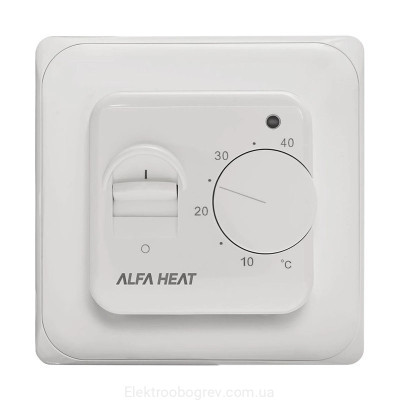 Терморегулятор для теплого пола механический Alpha Heat MEX