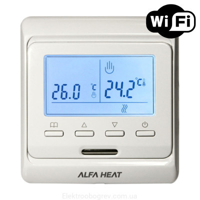 Терморегулятор для теплого пола программируемый Alpha Heat Pro WI-FI