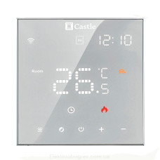 Терморегулятор для теплого пола Castle AC-602Н, белый