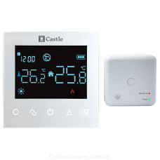 Терморегулятор для электрических котлов программируемый Castle Q5-RF радиоканал