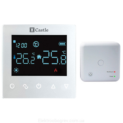 Терморегулятор для электрических котлов программируемый Castle Q5-RF радиоканал