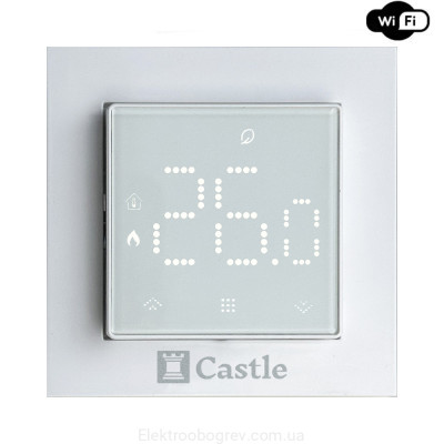 Терморегулятор для теплого пола Castle AC-506Н WI-FI, белый