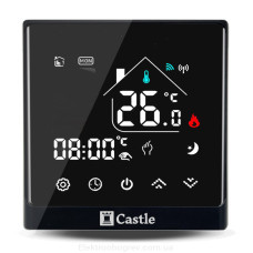 Терморегулятор для электрических котлов Castle AC-8400G, черный