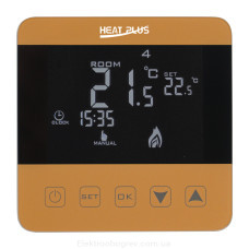 Терморегулятор для теплого пола Heat Plus BHT-320 Золото