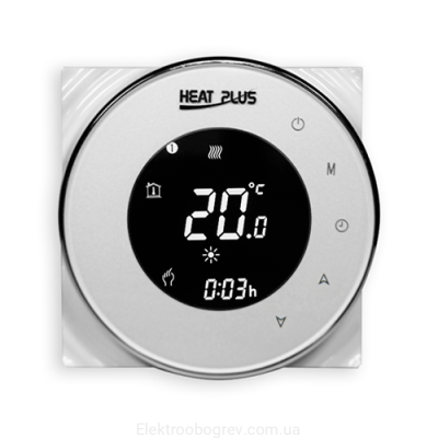 Терморегулятор для теплої підлоги Heat Plus BHT 5000 Білий