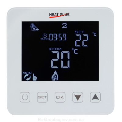 Терморегулятор для теплого пола Heat Plus BHT-320 Белый