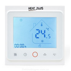 Терморегулятор для теплого пола Heat Plus BHT 002 Белый