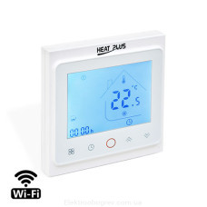 Терморегулятор для теплого пола Heat Plus BHT 002 WI-FI Белый