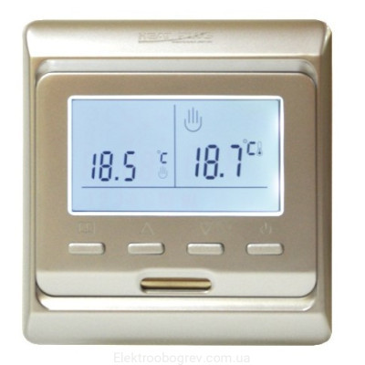 Терморегулятор для теплої підлоги Heat Plus M6.716 Срібло