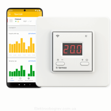 Терморегулятор для теплого пола terneo ax WI-FI, белый