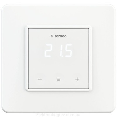 Терморегулятор для теплого пола terneo s, белый