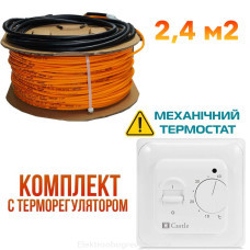 Теплый пол Woks 18 кабель под плитку 430 Вт, 24м
