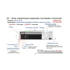 Danfoss HC Модуль керування водними системами 10 виходів 014G0100